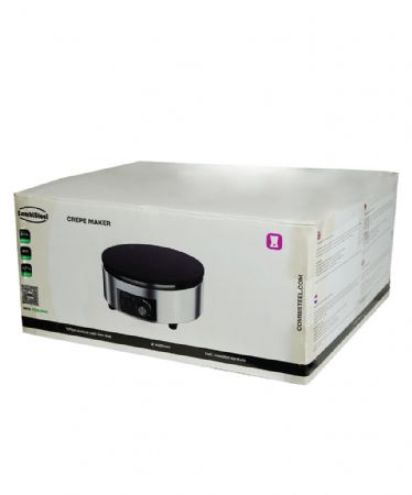 Crêpière professionnelle Ø 400 mm acier inoxydable Monophasé - Combisteel - 7518.0165