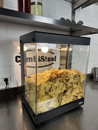 Réchaud à nachos professionnel avec 2 portes arrière à charnières - Combisteel - 7518.0180