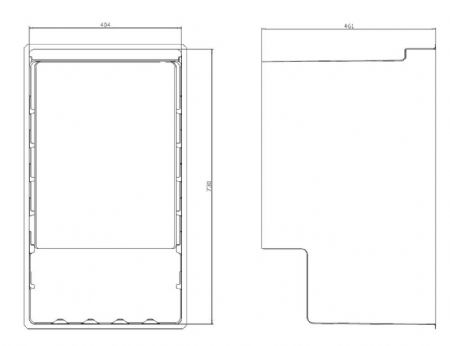 Cave à vin 1 porte vitrée 118 L positive - Combisteel - 7525.0025