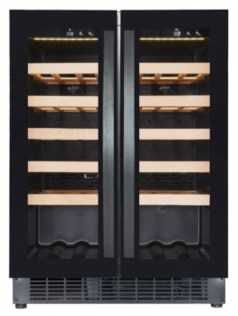 Cave à vins 2 portes vitrées 100 L positive - Combisteel - 7525.0030