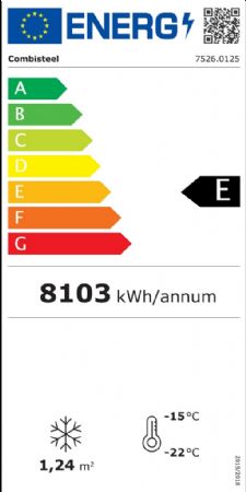 Conglateur vertical de supermarch 2 portes en verre -22C / -18 C couleur noir - 900L