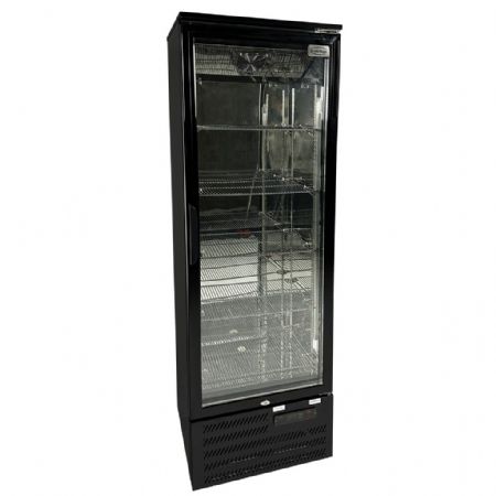 Armoire à Boissons 1 porte vitrée Noire 293 L positive - Combisteel - 7526.0300