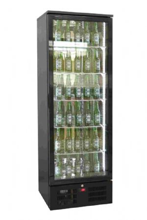 Armoire à Boissons 1 porte vitrée Noire 293 L positive - Combisteel - 7526.0300