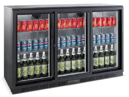 Arrière-bar 3 portes vitrées 330 L positive - Combisteel - 7527.0025 Arrière-bar 3 portes vitrées 330 L positive - Combisteel - 7527.0025