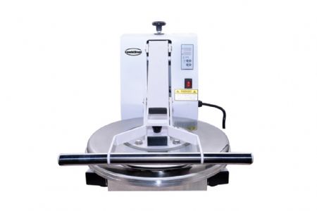 Façonneuse à pizza diamètre 458 mm avec plaque chauffante et épaisseur réglable - Combisteel - 7534.0100