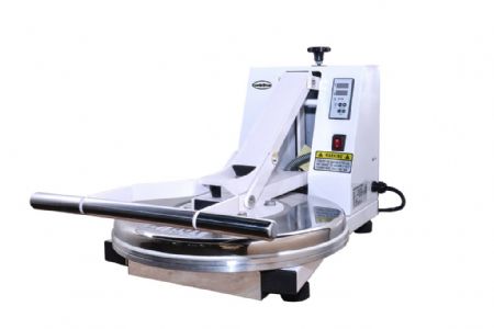 Façonneuse à pizza diamètre 458 mm avec plaque chauffante et épaisseur réglable - Combisteel - 7534.0100
