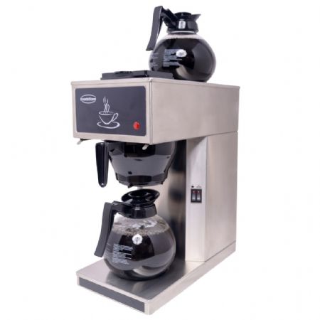 Percolateur avec 2 cafetières de 1,8 L monophasé 2,02 kW - Combisteel - 7535.0010 Percolateur avec 2 cafetières de 1,8 L monophasé 2,02 kW - Combisteel - 7535.0010