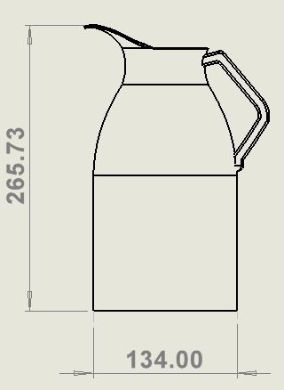 Termos café 2L - Combisteel - 7535.0110