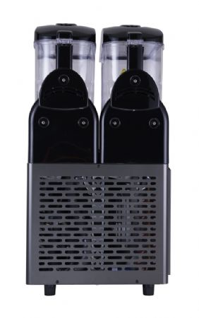 Machine  granitas professionnelle noire 2x12 litres - 290x570x945 mm