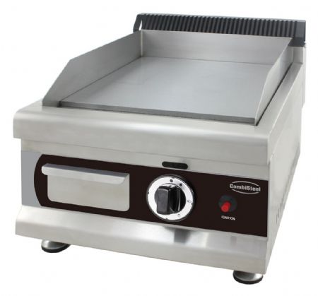 Plaque à snacker gaz propane à poser surface lisse 3 kW - Combisteel - 7539.0005 Plaque à snacker gaz propane à poser surface lisse 3 kW - Combisteel - 7539.0005
