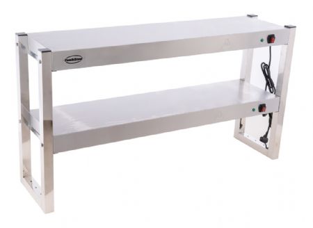 Etagre chauffante 2 tages dmontable - largeur 1200mm