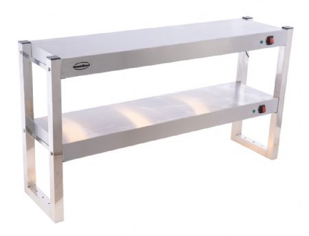 Rampe chauffante halogène 2 niveaux 1,8 kW 6 éléments 1200x300x650 mm - Combisteel - 7539.0050