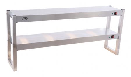 Etagre chauffante 2 tages dmontable - largeur 1500mm