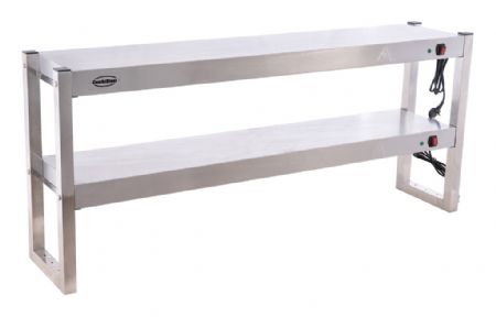 Rampe chauffante halogène 2 niveaux 2,4 kW 8 éléments 1500x300x650 mm - Combisteel - 7539.0055
