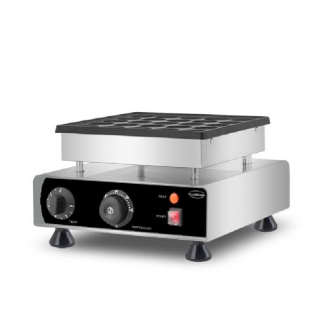 Crêpière professionnelle 25 mini-crêpes Ø 4,5 cm acier inoxydable Monophasé - Combisteel - 7540.0005