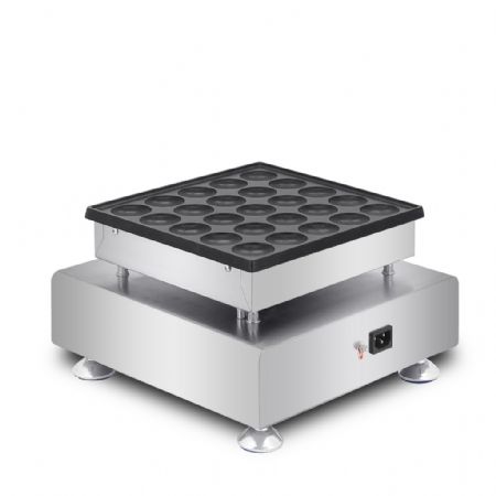 Crêpière professionnelle 25 mini-crêpes Ø 4,5 cm acier inoxydable Monophasé - Combisteel - 7540.0005