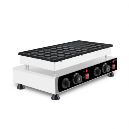 Crêpière professionnelle 50 mini-crêpes Ø 4,3 cm acier inoxydable Monophasé - Combisteel - 7540.0010