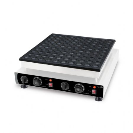 Crêpière professionnelle 100 mini-crêpes Ø 4 cm acier inoxydable Monophasé - Combisteel - 7540.0015