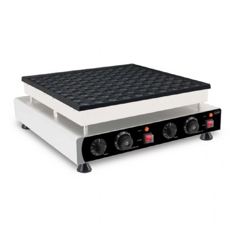 Crêpière professionnelle 100 mini-crêpes Ø 4 cm acier inoxydable Monophasé - Combisteel - 7540.0015