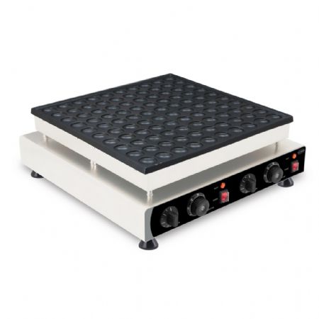 Crêpière professionnelle 100 mini-crêpes Ø 4 cm acier inoxydable Monophasé - Combisteel - 7540.0015