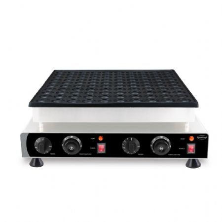 Crêpière professionnelle 100 mini-crêpes Ø 4 cm acier inoxydable Monophasé - Combisteel - 7540.0015