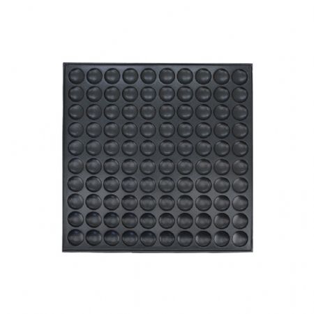 Crêpière professionnelle 100 mini-crêpes Ø 4 cm acier inoxydable Monophasé - Combisteel - 7540.0015
