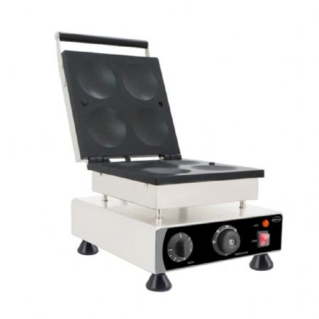 Crêpière professionnelle 4 crêpes américaines Ø 10 cm acier inoxydable Monophasé - Combisteel - 7540.0030