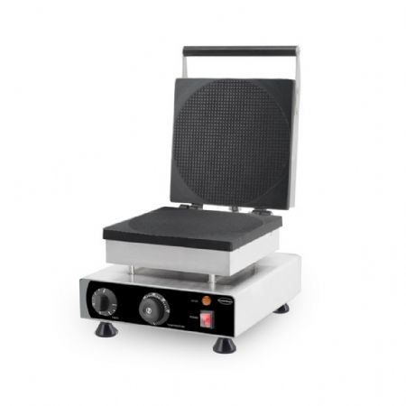 Gaufrier electrique au sirop carr pour gaufres rondes de 250x250x3 mm