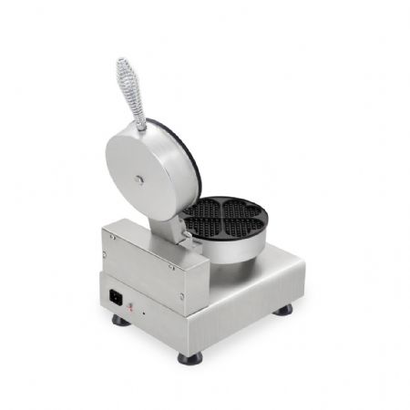 Gaufrier professionnel Monophasé acier inoxydable 4 gaufres cœur 87x80x14 mm - Combisteel - 7540.0050