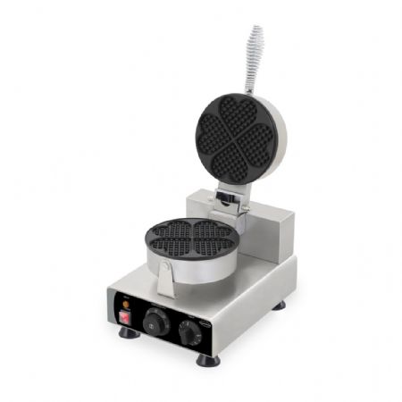 Gaufrier professionnel Monophasé acier inoxydable 4 gaufres cœur 87x80x14 mm - Combisteel - 7540.0050 Gaufrier professionnel Monophasé acier inoxydable 4 gaufres cœur 87x80x14 mm - Combisteel - 7540.0050