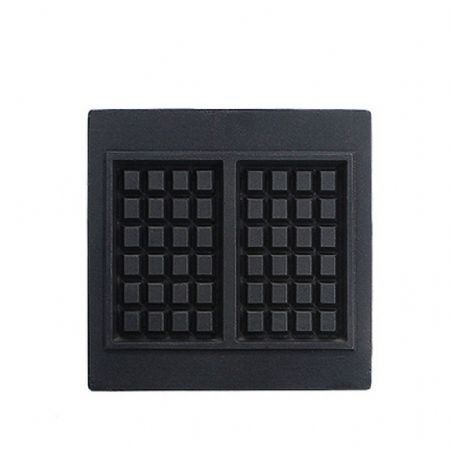 Gaufrier professionnel Monophasé acier inoxydable 2 gaufres de Bruxelles 162x98x24 mm - Combisteel - 7540.0055