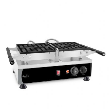 Gaufrier professionnel Monophasé acier inoxydable rotatif 2 gaufres de Bruxelles 167x102x28 mm - Combisteel - 7540.0070