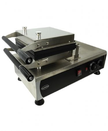 Gaufrier professionnel Monophasé acier inoxydable rotatif 2 gaufres de Bruxelles 167x102x28 mm - Combisteel - 7540.0070