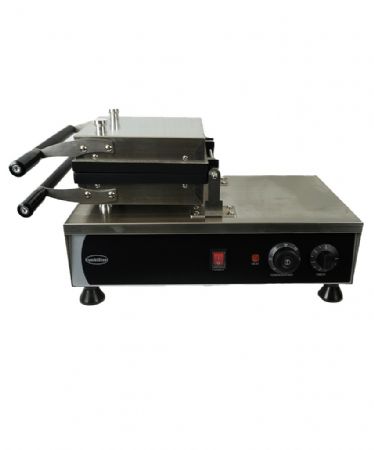 Gaufrier professionnel Monophasé acier inoxydable rotatif 2 gaufres de Bruxelles 167x102x28 mm - Combisteel - 7540.0070