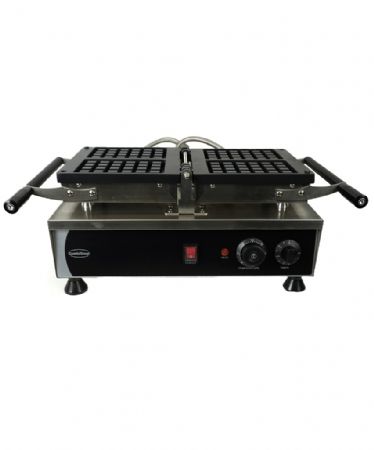 Gaufrier professionnel Monophasé acier inoxydable rotatif 2 gaufres de Bruxelles 167x102x28 mm - Combisteel - 7540.0070
