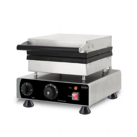 Gaufrier professionnel Monophasé acier inoxydable 4 gaufres carrées 113x113x16 mm - Combisteel - 7540.0085