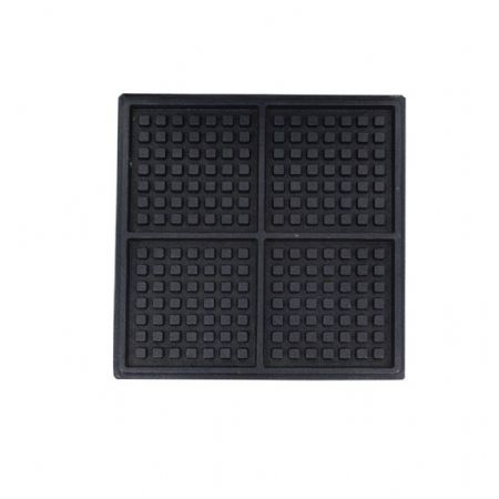 Gaufrier professionnel Monophasé acier inoxydable 4 gaufres carrées 113x113x16 mm - Combisteel - 7540.0085