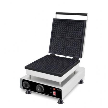 Gaufrier professionnel Monophasé acier inoxydable 4 gaufres carrées 113x113x16 mm - Combisteel - 7540.0085 Gaufrier professionnel Monophasé acier inoxydable 4 gaufres carrées 113x113x16 mm - Combisteel - 7540.0085