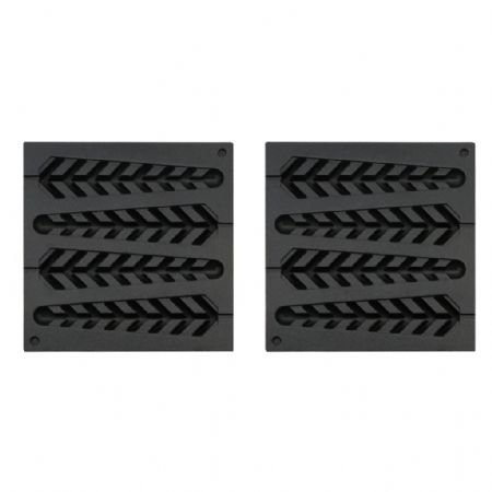 Gaufrier professionnel Monophasé acier inoxydable 4 gaufres sucette pin 223x52x40 mm - Combisteel - 7540.0090