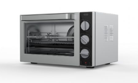 Four à convection professionnel Monophasé 42 L 4 niveaux commandes bouton rotatif - Combisteel - 7543.0025