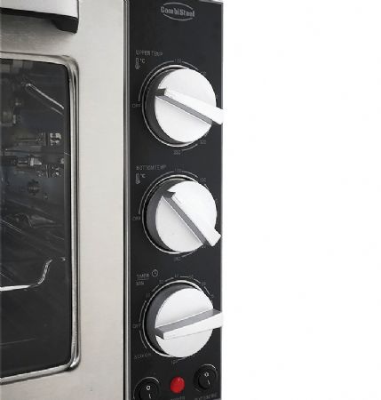 Four à convection professionnel Monophasé 42 L 4 niveaux commandes bouton rotatif - Combisteel - 7543.0025