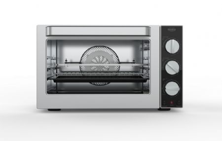 Four à convection professionnel Monophasé 42 L 4 niveaux commandes bouton rotatif - Combisteel - 7543.0025