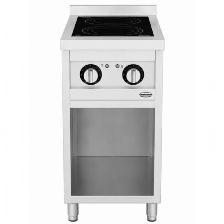 Fourneau profondeur 700 Triphasé 7 kW 2 feux - Combisteel - 7545.0005