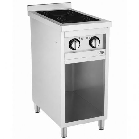 Fourneau profondeur 700 Triphasé 7 kW 2 feux - Combisteel - 7545.0005