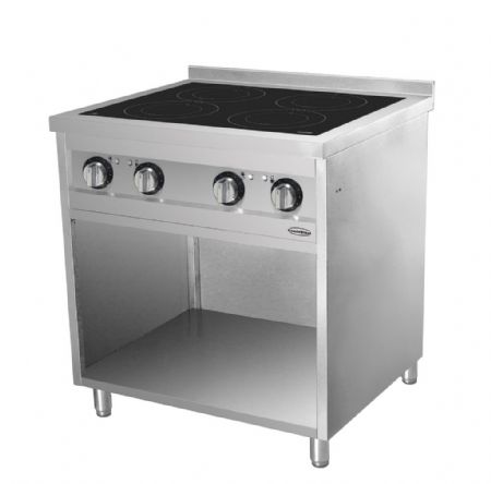 Cuisinire  induction sur meuble ouvert 4 zones de chauffe Entry line 700 - 14kW