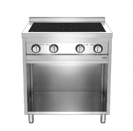 Cuisinire  induction sur meuble ouvert 4 zones de chauffe Entry line 700 - 14kW