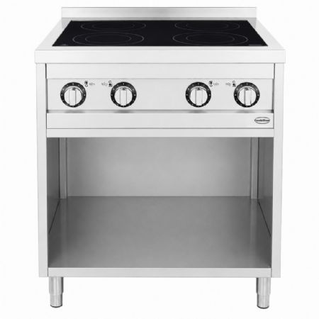 Fourneau profondeur 700 Triphasé 4 feux 14 kW - Combisteel - 7545.0010