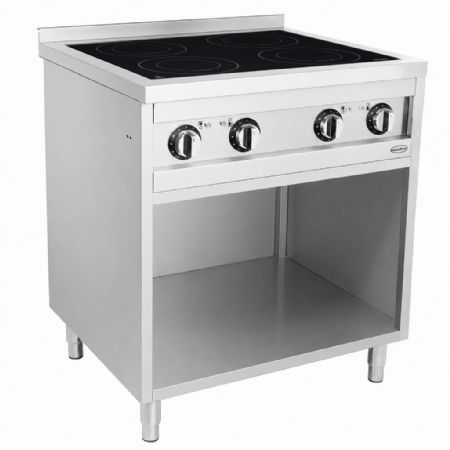 Fourneau profondeur 700 Triphasé 4 feux 14 kW - Combisteel - 7545.0010