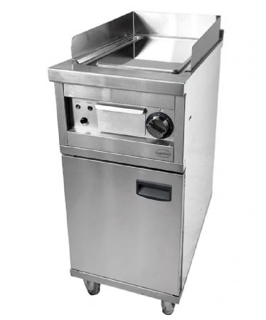 Plaque grill chrome lectrique surface lisse sur coffre Entry line 700