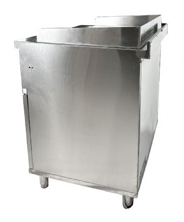 Plaque grill chrome lectrique surface lisse sur coffre Entry line 700